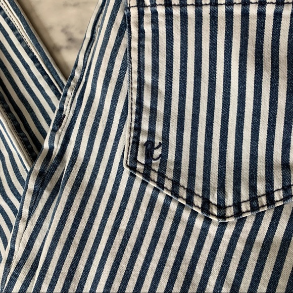 NEW KUT Railroad Stripe HighRise Ankle Flare Jeans - Picture 10 of 11